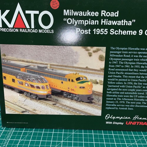 New! N-Scale Kato Milwaukee Rd & ABA Egines $690.00 - Picture 9 of 9