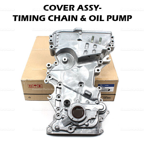 ayk☆ ⭐Genuine⭐ Timing Cover Engine Oil Pump 213502E340 for Hyundai