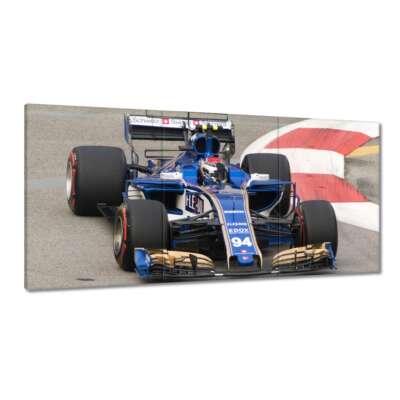 Leinwand Bild Wandbild Canvas Print F1 Formel Bolid Nr. H4984_PC