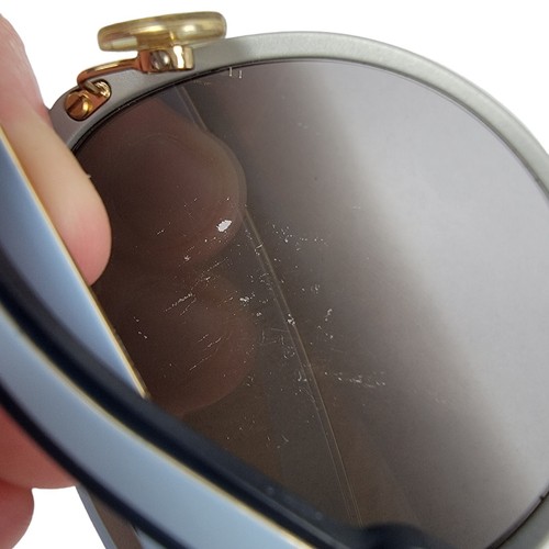 Christian DiorSun Sunglasses Dior Diorsun Frame Blue Silver Retro - Picture 5 of 8