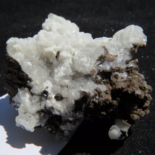 MILK Calcite CRYSTALS ON Quartz , 35.6 ( #78, B9) - Picture 4 of 6