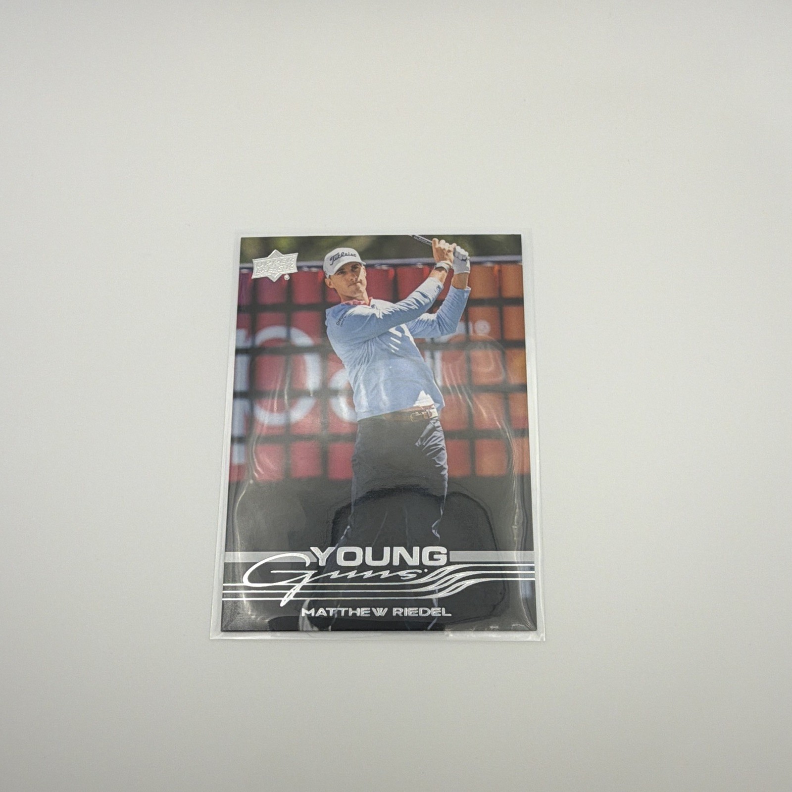 Upper Deck 2026 Matthew Riedel Young Guns #116 Rookie Base Set Golf