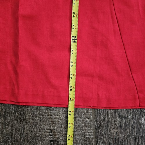 Vintage womens sleeveless red A-line dress,zip closure,Large,NWOT - Picture 16 of 17
