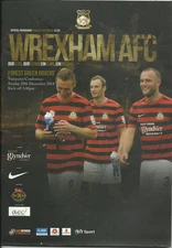 WREXHAM v FOREST GREEN VANARAMA CONFERENCE PROGRAMME 14/15 SEASON red dragons