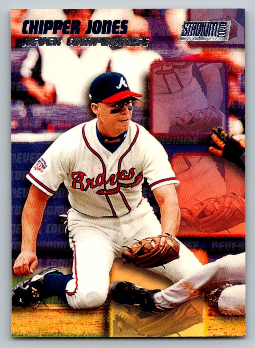1998 Stadium Club Never Compromise  Chipper Jones NC11