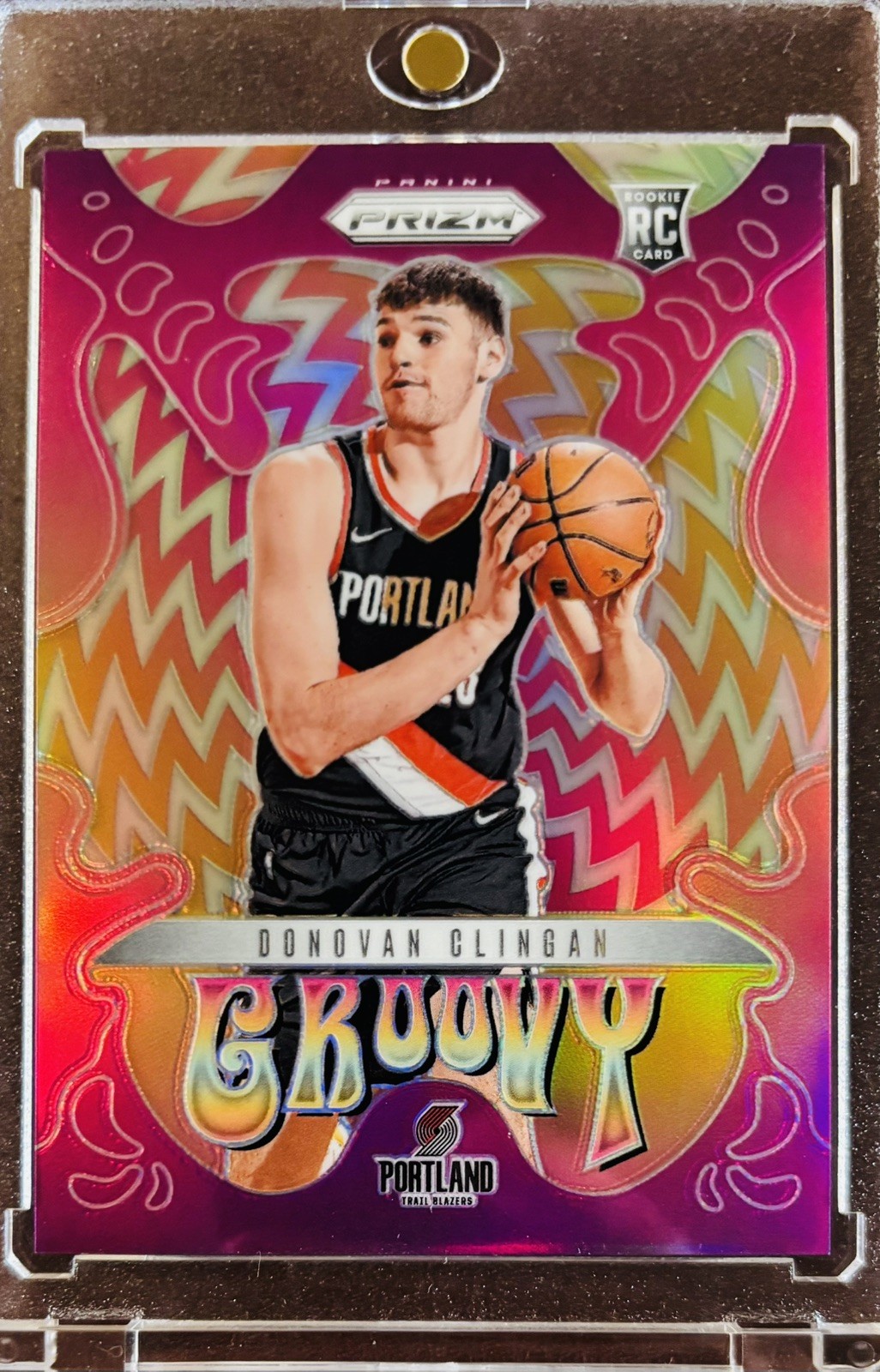 Donovan Clingan 2024-25 Panini Prizm Groovy Prizms RC #20 💎SSP🔥Case Hit