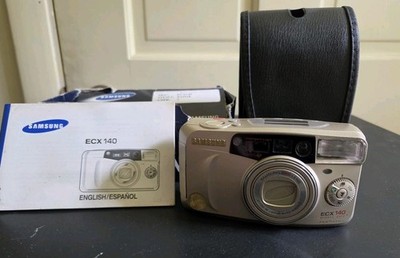  Samsung 2000 Millennium Edition ECX140 35mm Point & Shoot W/manual & Case