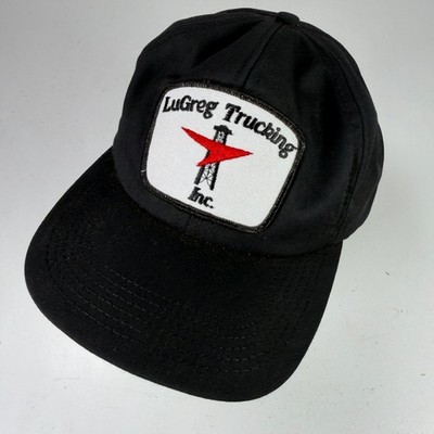 K-Products LuGreg Trucker Cap Herren Schwarz Verstellbarer Snapback Arbeitsmütze
