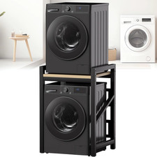 Washer Dryer Stacking Rack Kit 29.5In, over the Washer and Dryer Storage Shelf f