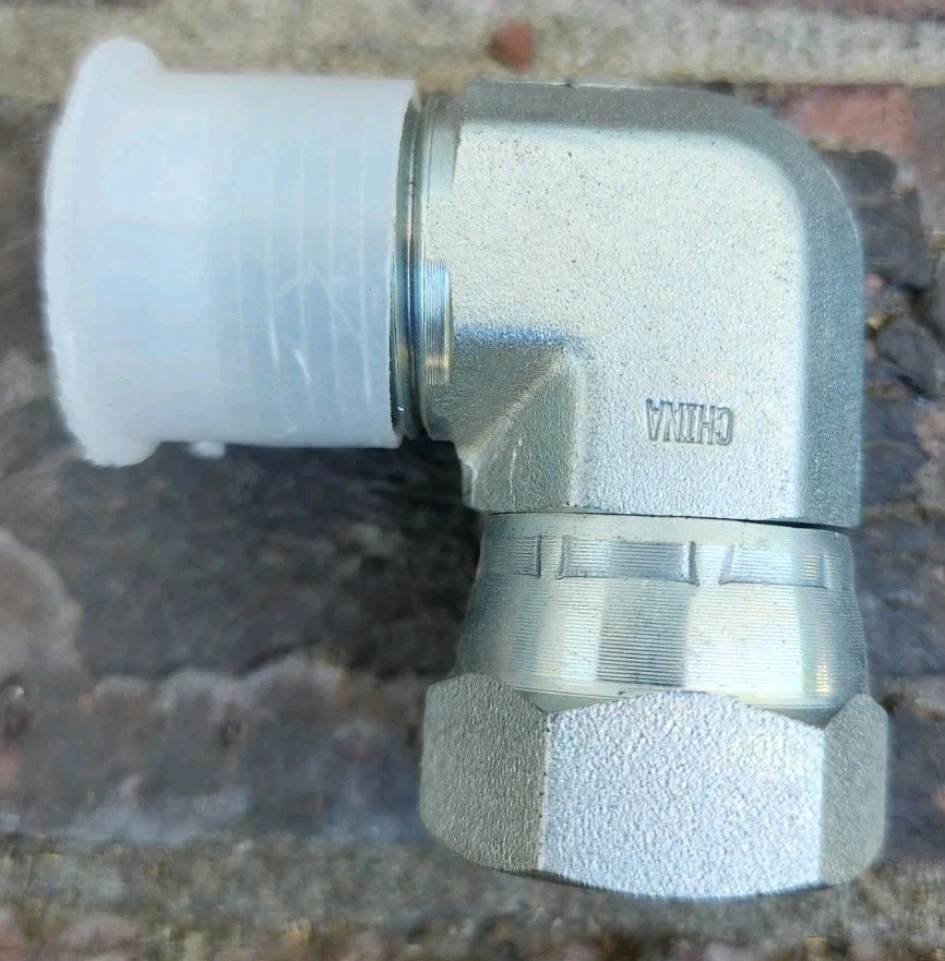 Parker Triple-Lok Swivel 90° Elbow 12C6X-S, 1-1/2", Steel, 37° JIC Flare Fitting - Image 3 of 4