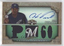 2013 Topps Triple Threads Future Phenoms Emerald 49/50 Wily Peralta Auto 1u6