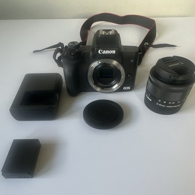 Canon EOS M50 Mark II 24.1MP Mirrorless Camera 15-45mm f/3.5-6.3