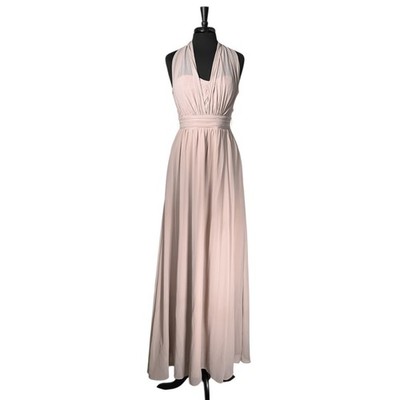 Birdy Grey Christina Convertible Chiffon Maxi Dress Champagne M Bridesmaid | eBay Birdy Grey Christina Convertible Chiffon Maxi Dress Champagne M Bridesmaid | eBay