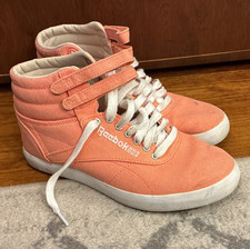 Reebok Classic High Top Pink/White Solid Snea...