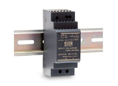 Meanwell HDR-30-24 - Netzteil Cv 24V/DC, Max. 1,5A, 36W, Hutschiene-image