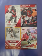 Jameis Winston Lot Of 4 Cards Base And Inserts Cards Tampa Bay Buccaneers 