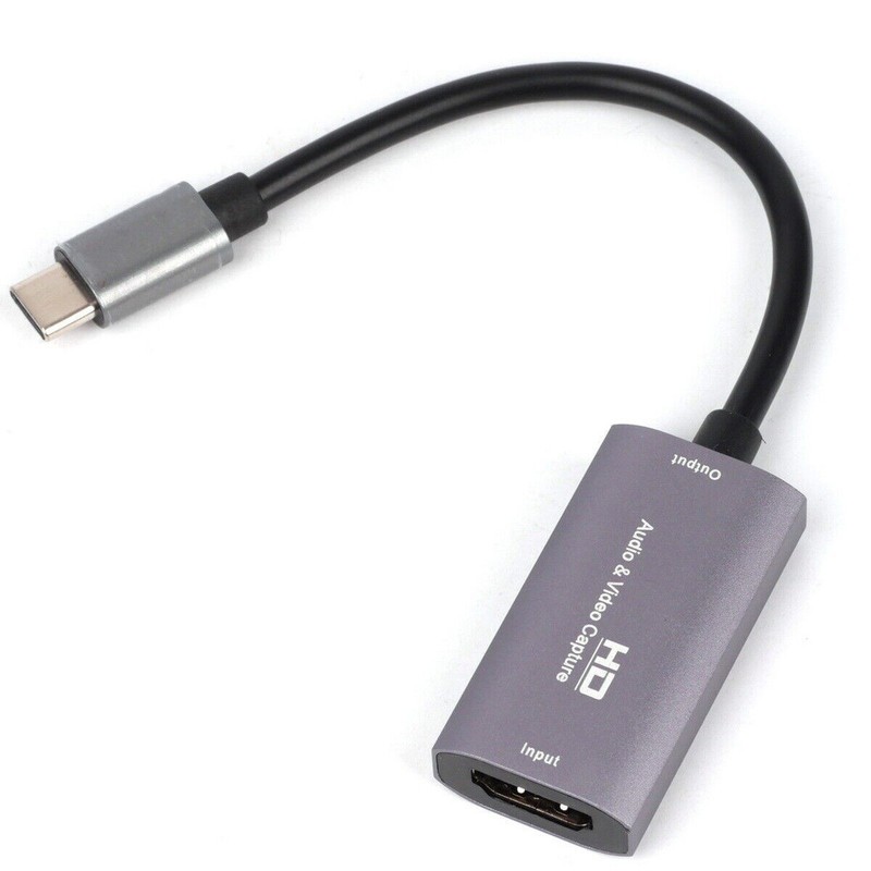 HDMI to Type C Capture Card - 1080P 60FPS for Gaming/Streaming/PS5/PC/Mac