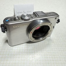 Olympus Pen Lite E-PL3 Silver Mirrorless Digital Camera Body MFT Micro 12.3MP