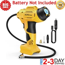 Cordless Tire Inflator Air Compressor for Dewalt 20V Max Battery, 160PSI Portabl