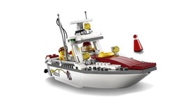 Lego City Fishing Boat Set 60147 Plastic Block Educational Study Toy