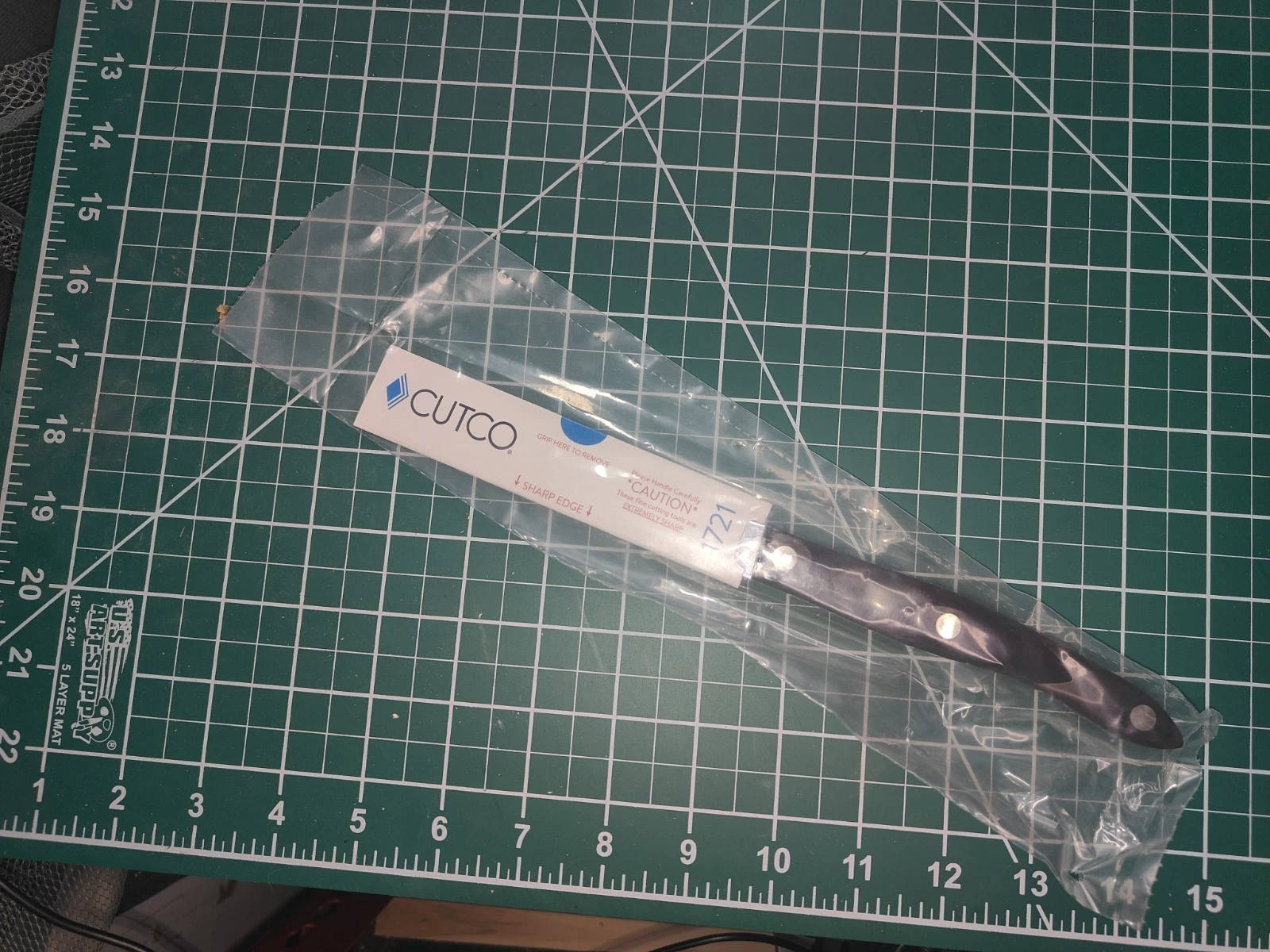 Cutco 1721 Trimmer Knives - Brown