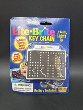 Vintage Fun 4 All Lite Brite Keychain 1999 Hasbro Toy Brand New Sealed