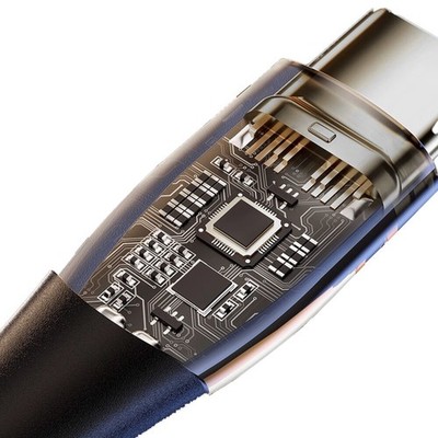 FXLION 100W PD USB-C Cable OLED 480Mbs Data Transfer Fast charging Kabel NEW