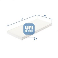 UFI Innenraumfilter 53.024.00 Partikelfilter FüR Punto Lancia Fiat Van Barchetta