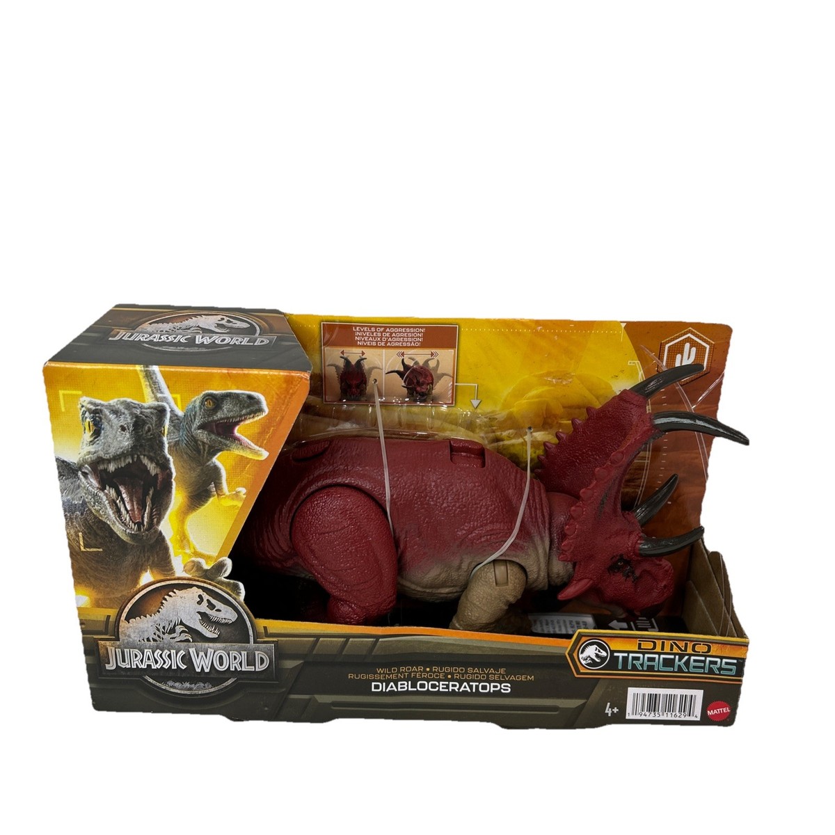 Jurassic World Diabloceratops Dino Trackers Wild Roar Figure