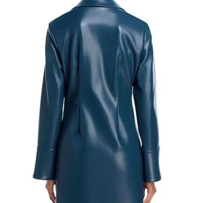 Cinq  Sept Mckenna Faux Leather Mini Dress MSRP $365 | eBay