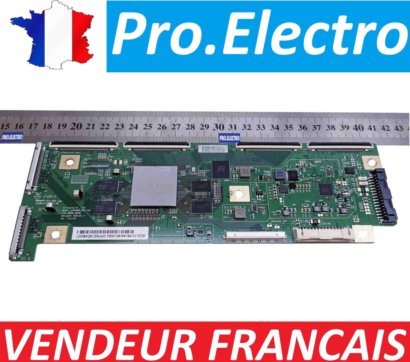 Platine de rechange T-CON 6870C-0852B pour écran de télévision