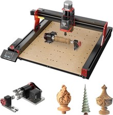 Twotrees TTC450 Pro 4-Achsen CNC Router CNC Arbeitsbereich 460 x 460 x 80 mm zum