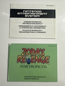 Star Tropics II - Zoda's Revenge (Nintendo, NES) Complete CIB - Tested