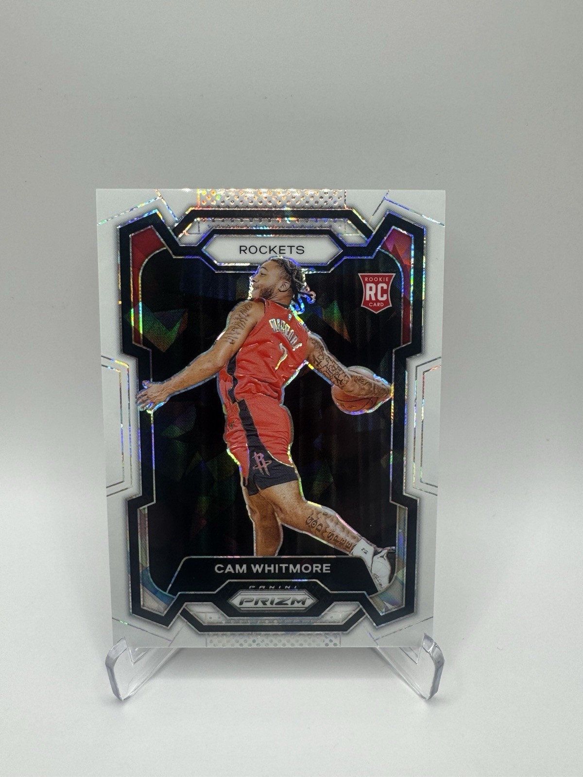 2023-24 Panini Prizm - Cam Whitmore #129 White Ice Prizm /35 (RC)