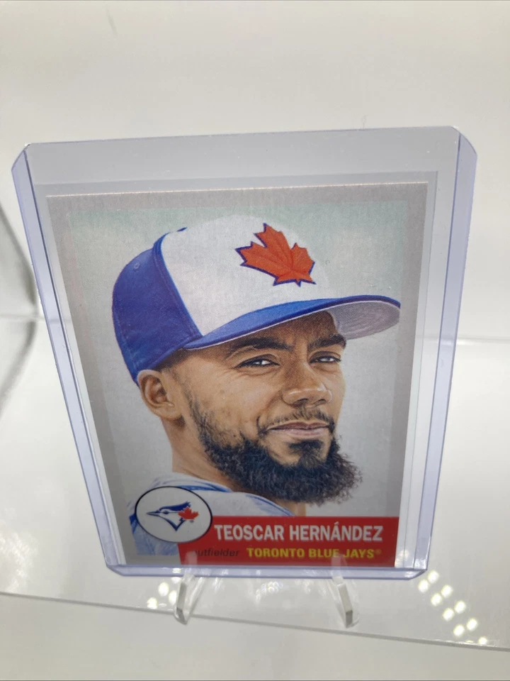 2020 Topps  Living Set #368 Teoscar Hernandez Card  Blue Jays - Image 2 of 4