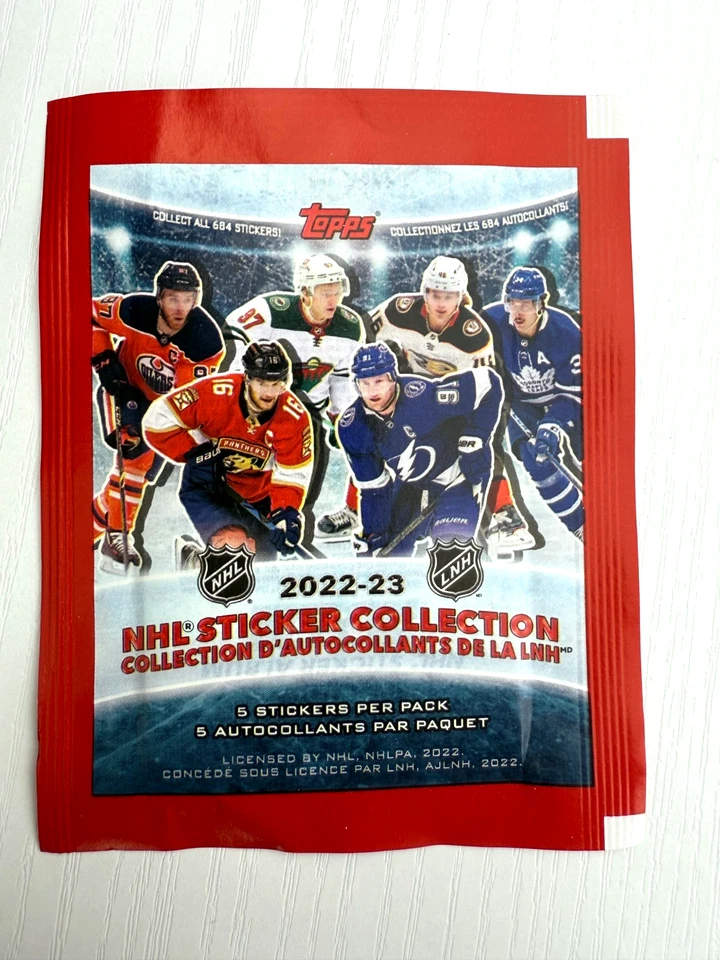 Topps NHL 22-23 Sealed Sticker Packs, Crosby, Ovechkin and more legendary names! - Image 2 of 4