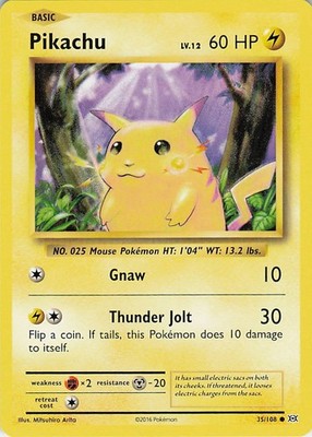Pikachu Common XY - Evolutions 35/108 LP
