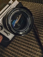 Vintage Topcon RE Super 35mm Camera w/ Lens Leather Case Lens Cover Untested