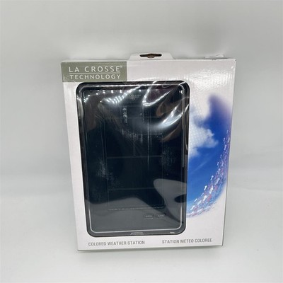 La Crosse Technology WS6835 Bunte Wetterstation mit Mondphasen   Schwarz