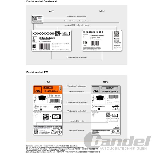 JUEGO ZAPATAS DE FRENO ATE TOPKIT PREMONTADAS para DACIA SANDERO RENAULT TWINGO CLIO 2 - Imagen 5 de 7