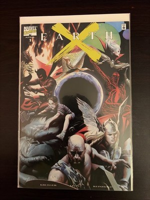 Earth X #1 Dynamic ForcesVar(Marvel1999) Inc COA Never Out Of Origina Bag /board