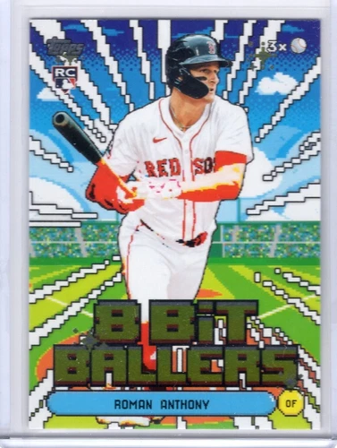 ROMAN ANTHONY 2026 Topps 8 BIT BALLERS - ROOKIE CARD #2 - RED SOX