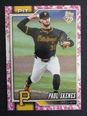 2026 Topps Japan Edition - Paul Skenes Cherry Blossoms /99 Pirates