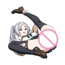 EARLFAMILY 5.1" Frieren Car Sticker Luggage Trunk Artistic Laptop Vehicle Decal