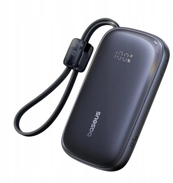 6932172692483 Powerbank Baseus Enerfill FC21 10000 Mah 22,5 W USB-A USB-C Czarny-image
