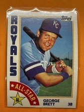 1984 Topps #399 George Brett. Set Break Mint Gem