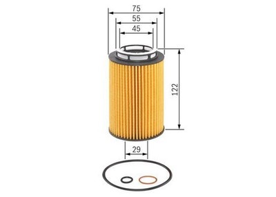 BOSCH Ölfiltereinsatz F 026 407 158 F026407158
