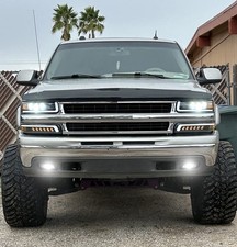 6pcs Led Headlights Drl Bumper Lights Fog Lights For 2000-2006 Tahoe Suburban