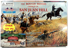 BMC Toys Rough Riders Charge Up San Juan Hill 54mm 101 Piece Playset 1999 New