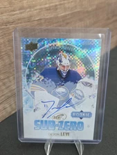 2023-24 Upper Deck Ice Devon Levi Sub Zero Blue Autographs Auto #SZ-64